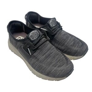 Hey Dude Sirroco Speckle Charcoal Sneakers Women's 7